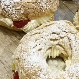 Заварное кольцо с кракелином